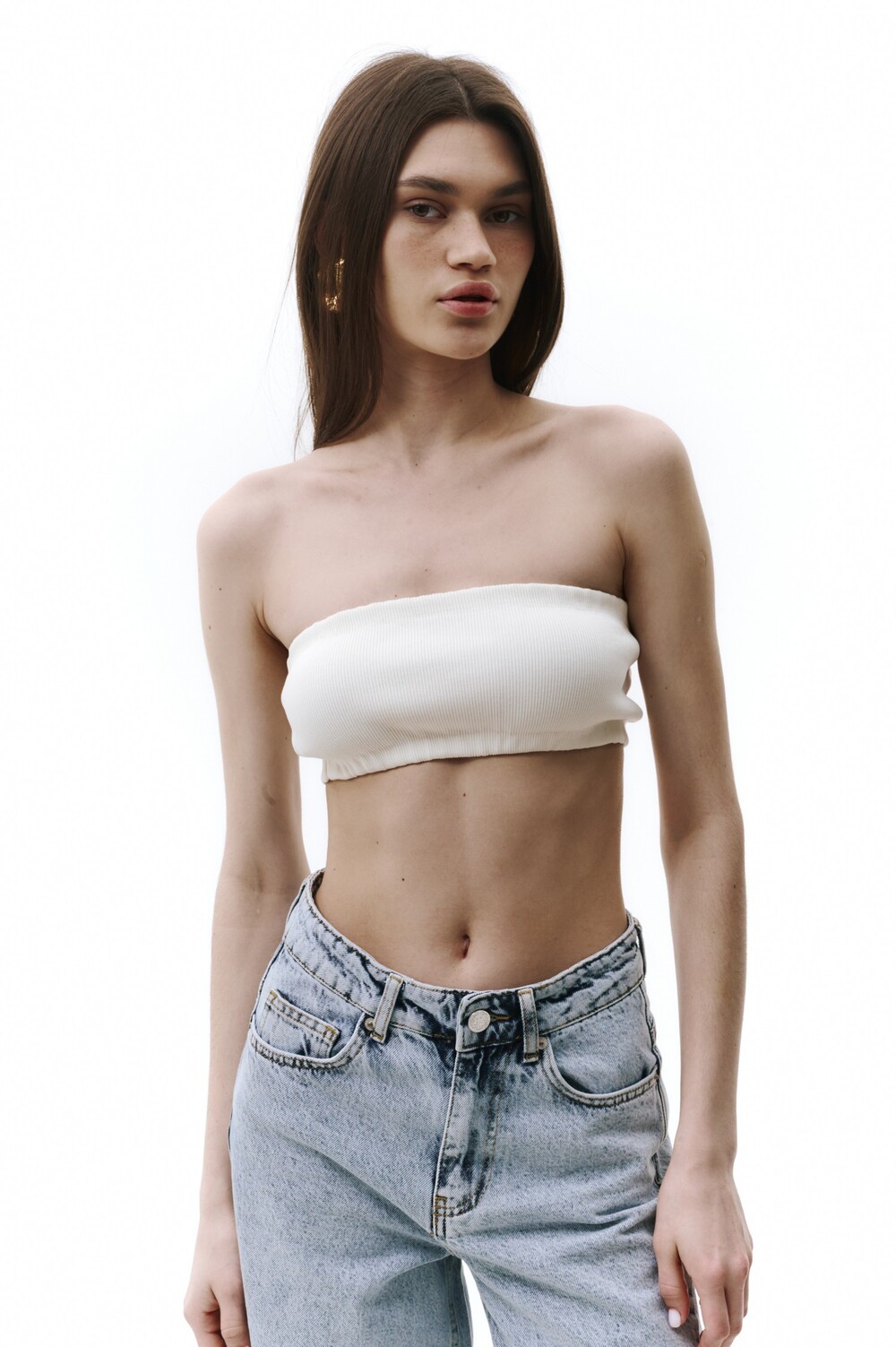 Milky bandeau top